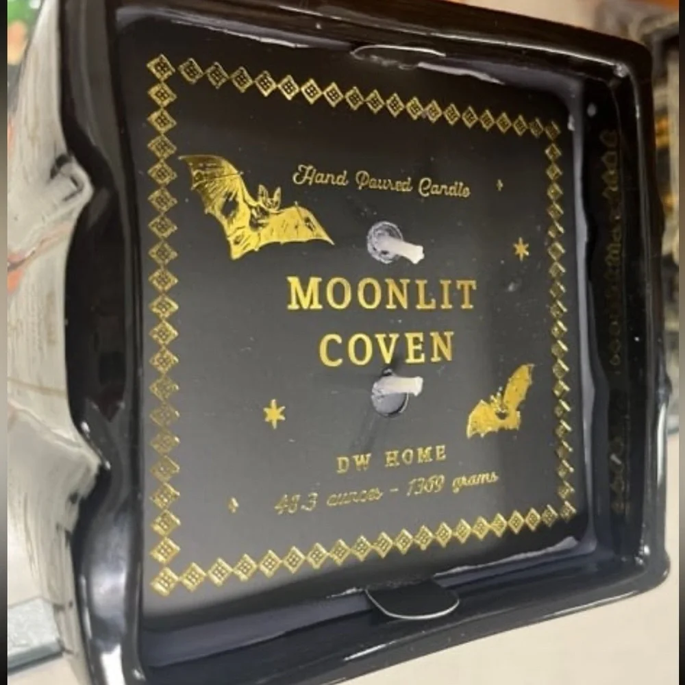 MOONLIT COVEN by DW HOME BOOKS 2 WICK CANDLE - Picture 3 of 7